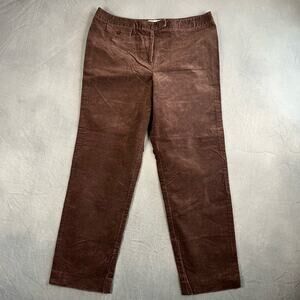 Pendleton Soft Corduroy Straight Leg Work Trouser Pants Women's Size 12 FF-05